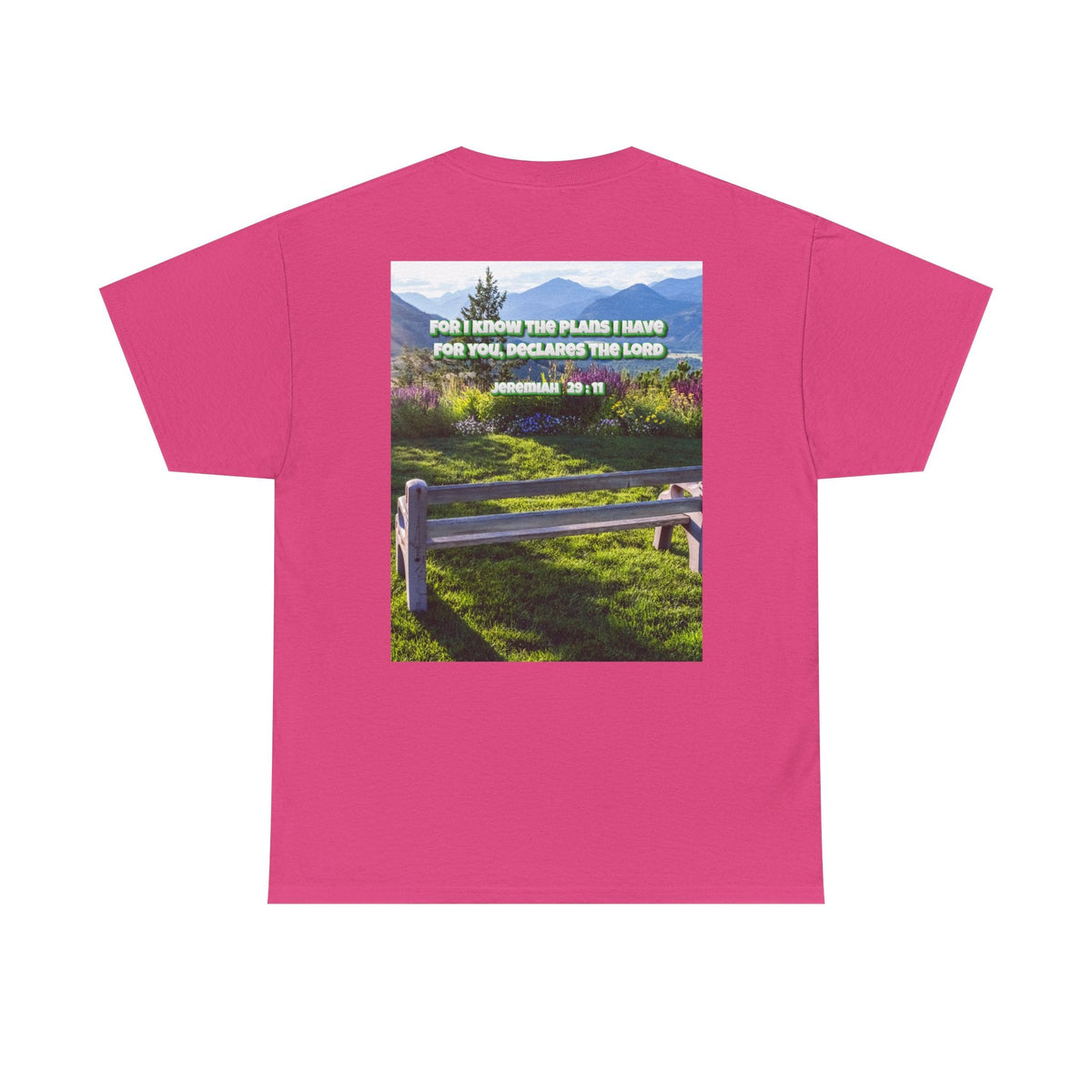 Bible Verse Unisex Tee -  Jeremiah 29 : 11 Printify