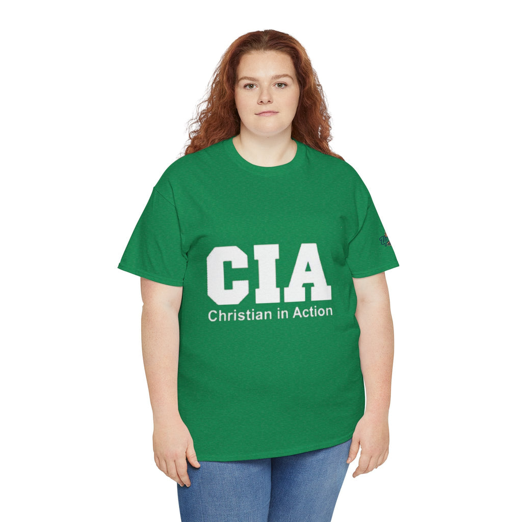 CIA Christian in Action T-shirt - Funny Faith Parody T-shirt - Mission Ready Apparel Printify