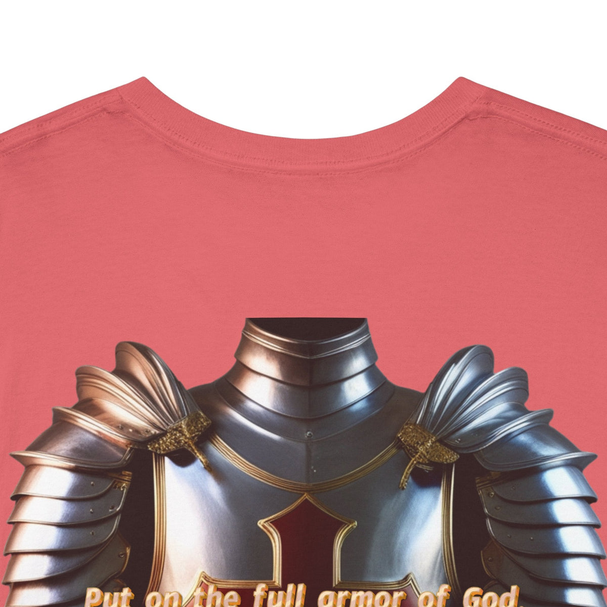 Religious Graphic Armor Of God Design - Unisex Heavy Cotton Tee Printify