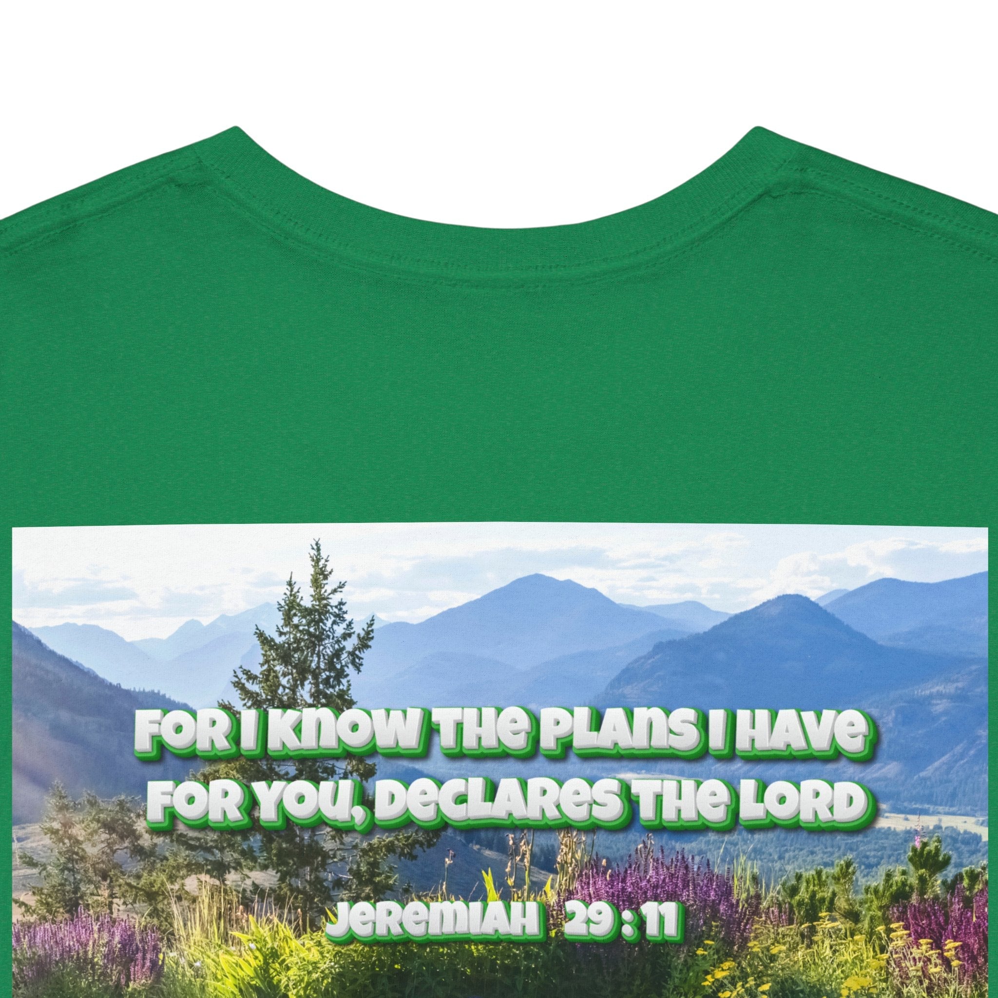 Bible Verse Unisex Tee -  Jeremiah 29 : 11 Printify