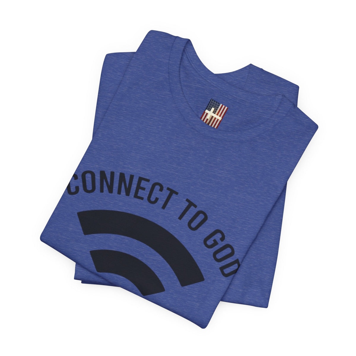 Connect to God T-shirt - WIFI Password is Jesus - Funny Christian Faith T-shirt Printify