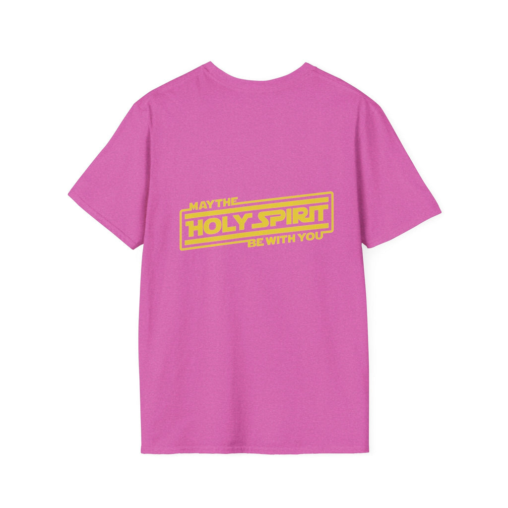 May the Holy Spirit Be With You T-shirt - Christian Star Wars Parody T-shirt Printify