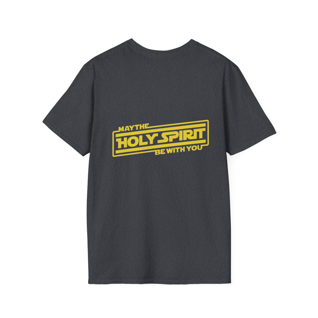 May the Holy Spirit Be With You T-shirt - Christian Star Wars Parody T-shirt Printify