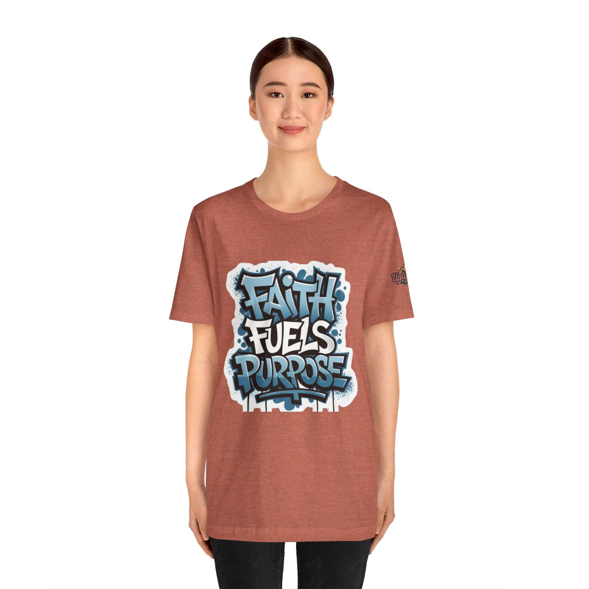 Faith Fuels Purpose T-shirt – Inspirational Christian T-shirt for Divine Drive & Unstoppable Belief Printify