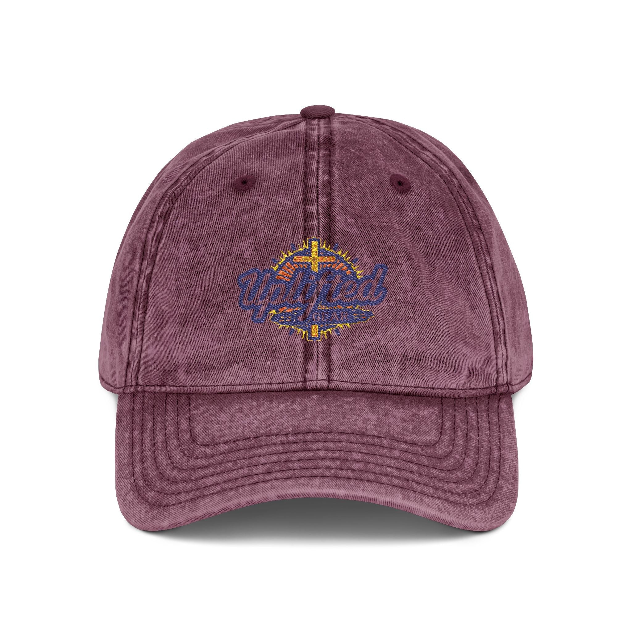 Uplifted Gear Embroidered Christian Hat – Bold Faith Cap for Inspired Living Printify