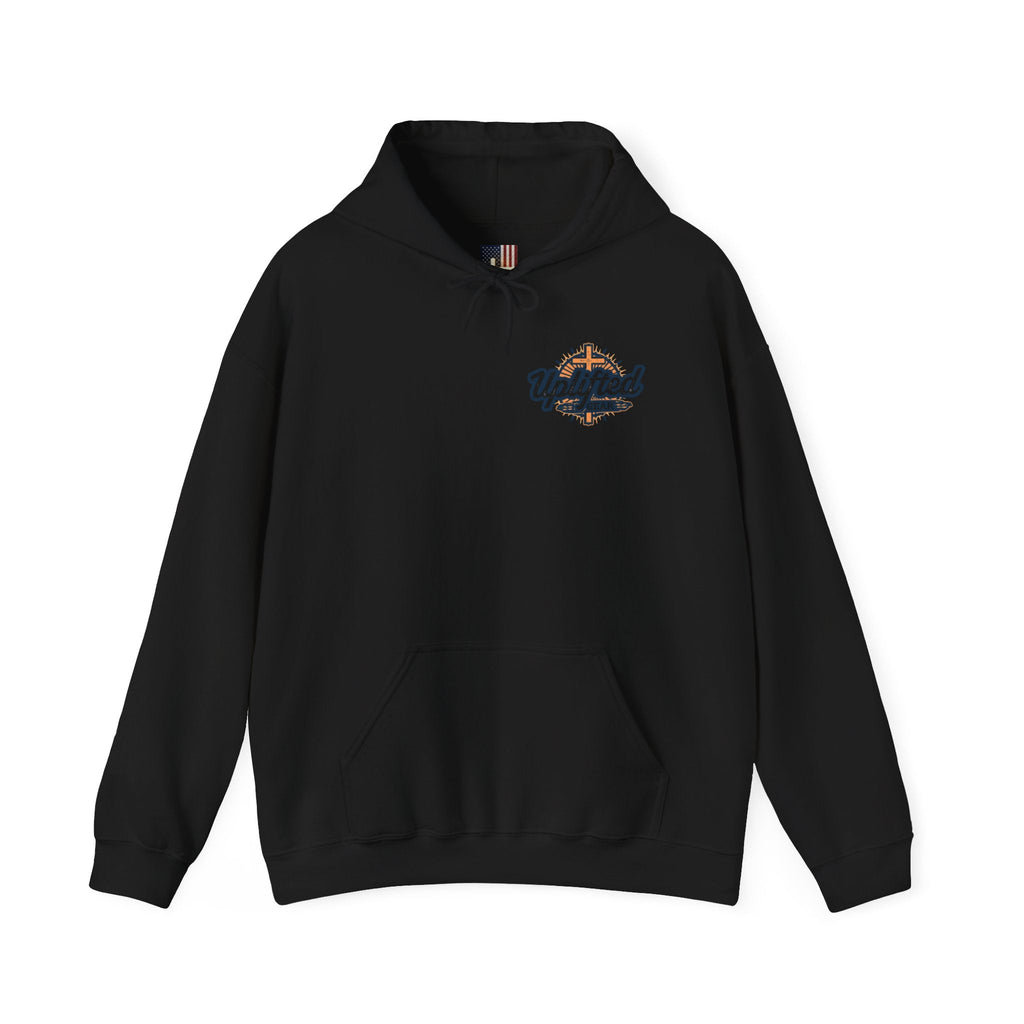 Stand for the Flag Kneel for the Cross Hoodie | Patriotic Eagle Hoodie Printify