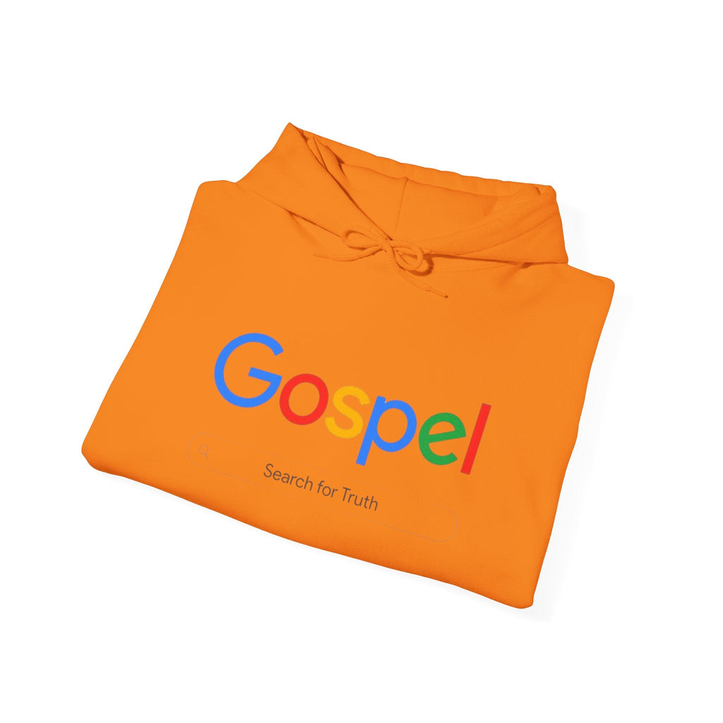 Gospel Hoodie — "Search for Truth" Christian Faith Pullover Printify