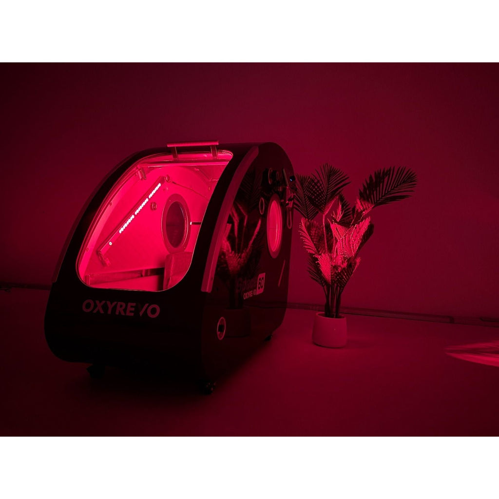 OXYREVO Space60 Premium Reclining Hyperbaric Chamber: 1.5 ATA - 2.0 ATA LifeMed USA