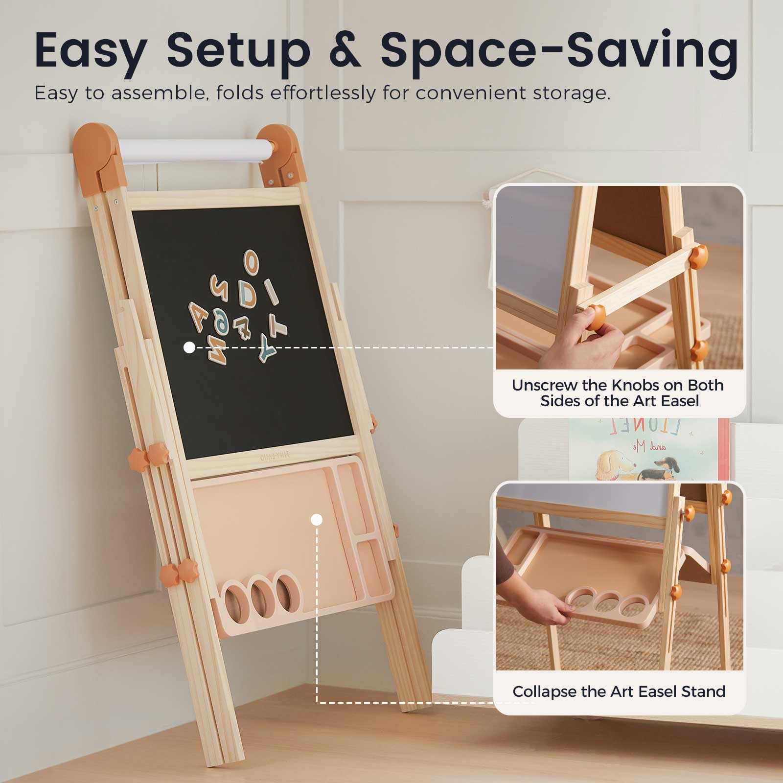 Tiny Land® Magnitales Easel for Kids Tiny Land INC