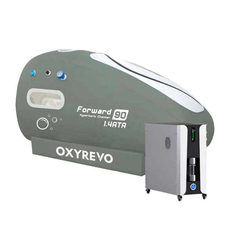 OxyRevo Forward90 Sitting Portable Hyperbaric Chamber 1.4-1.5ATA LifeMed USA