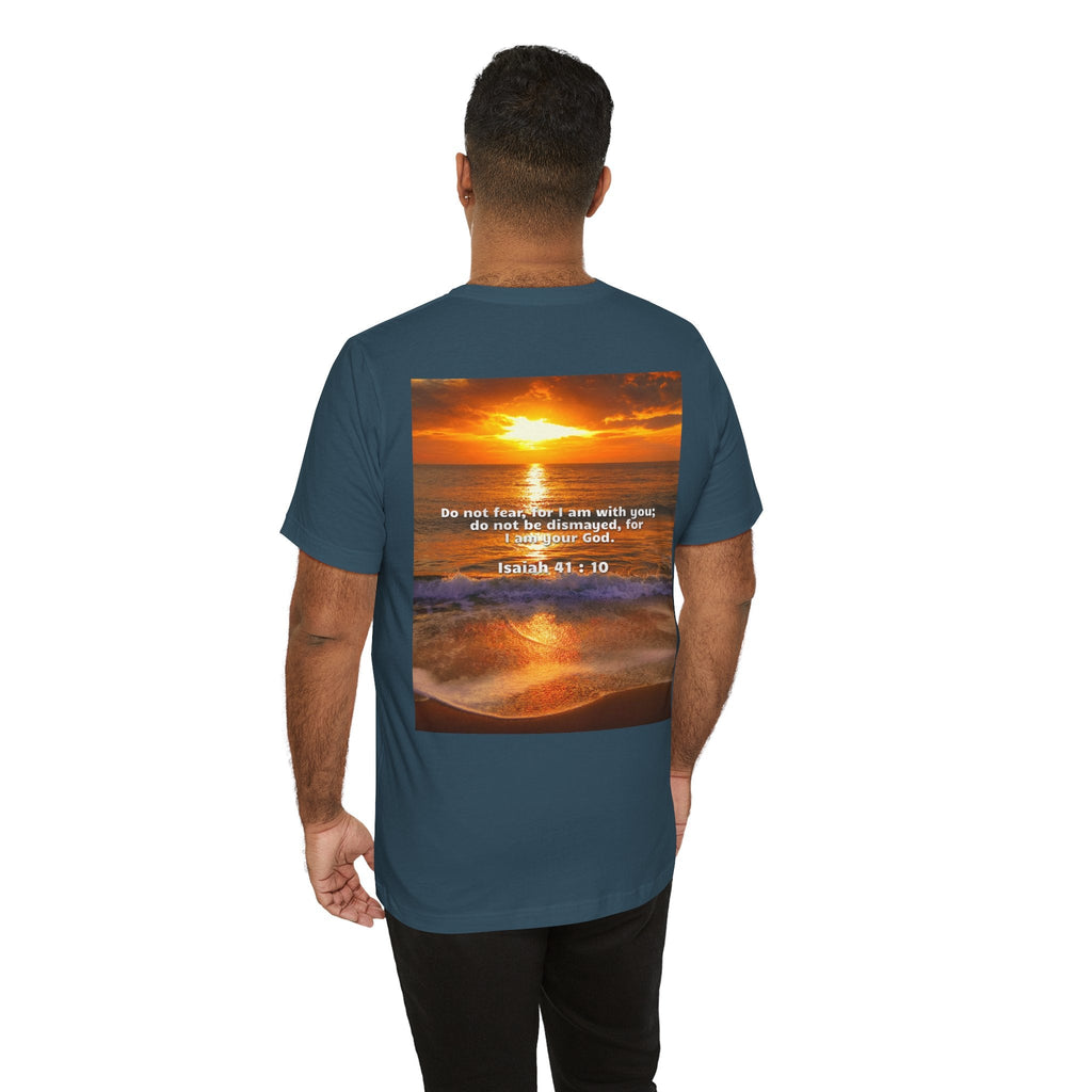 Bible Verse Unisex - Isaiah 41 : 10 Jersey Short Sleeve Tee Printify