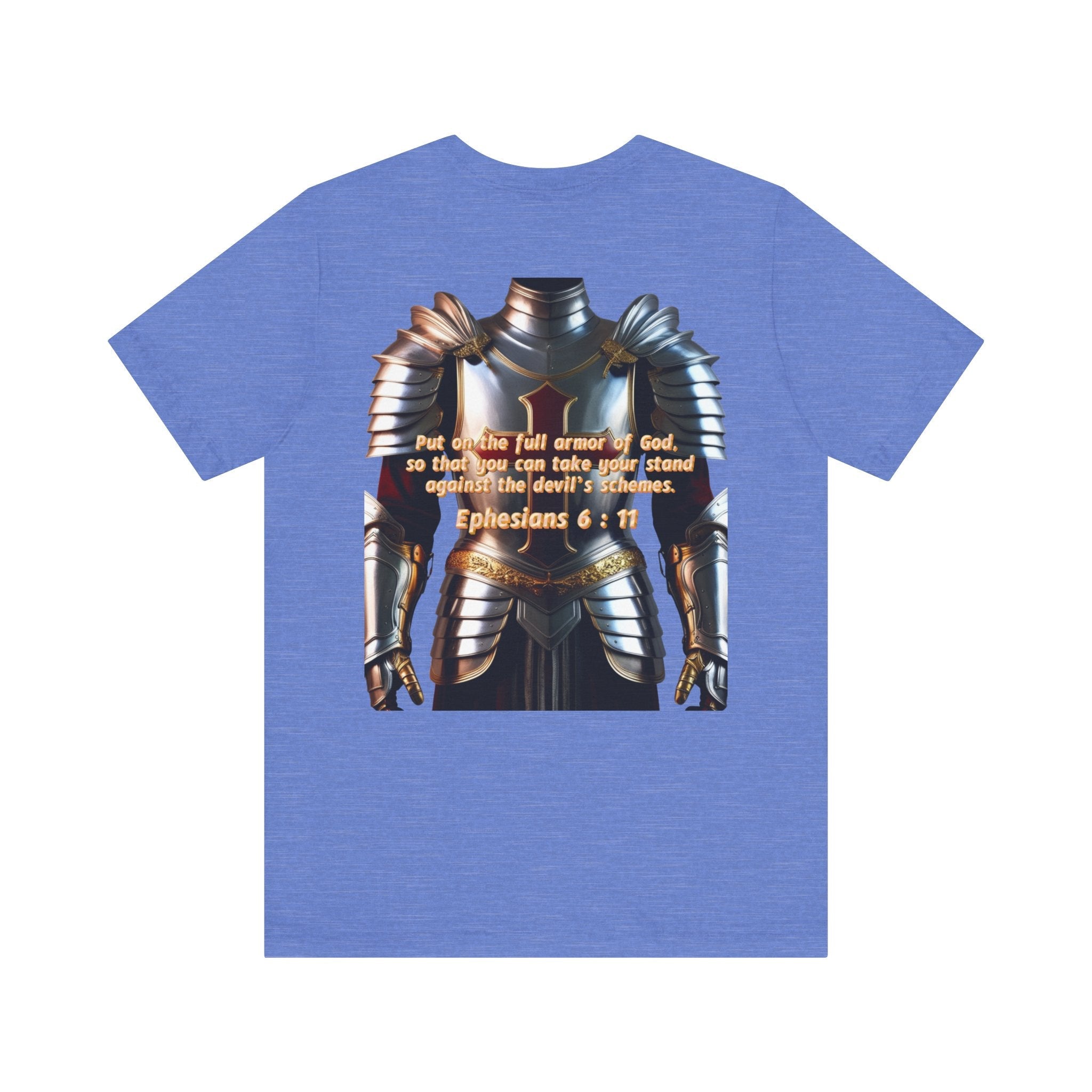 Religious Graphic Armor Of God Design - Unisex Jersey Short Sleeve Tee Printify