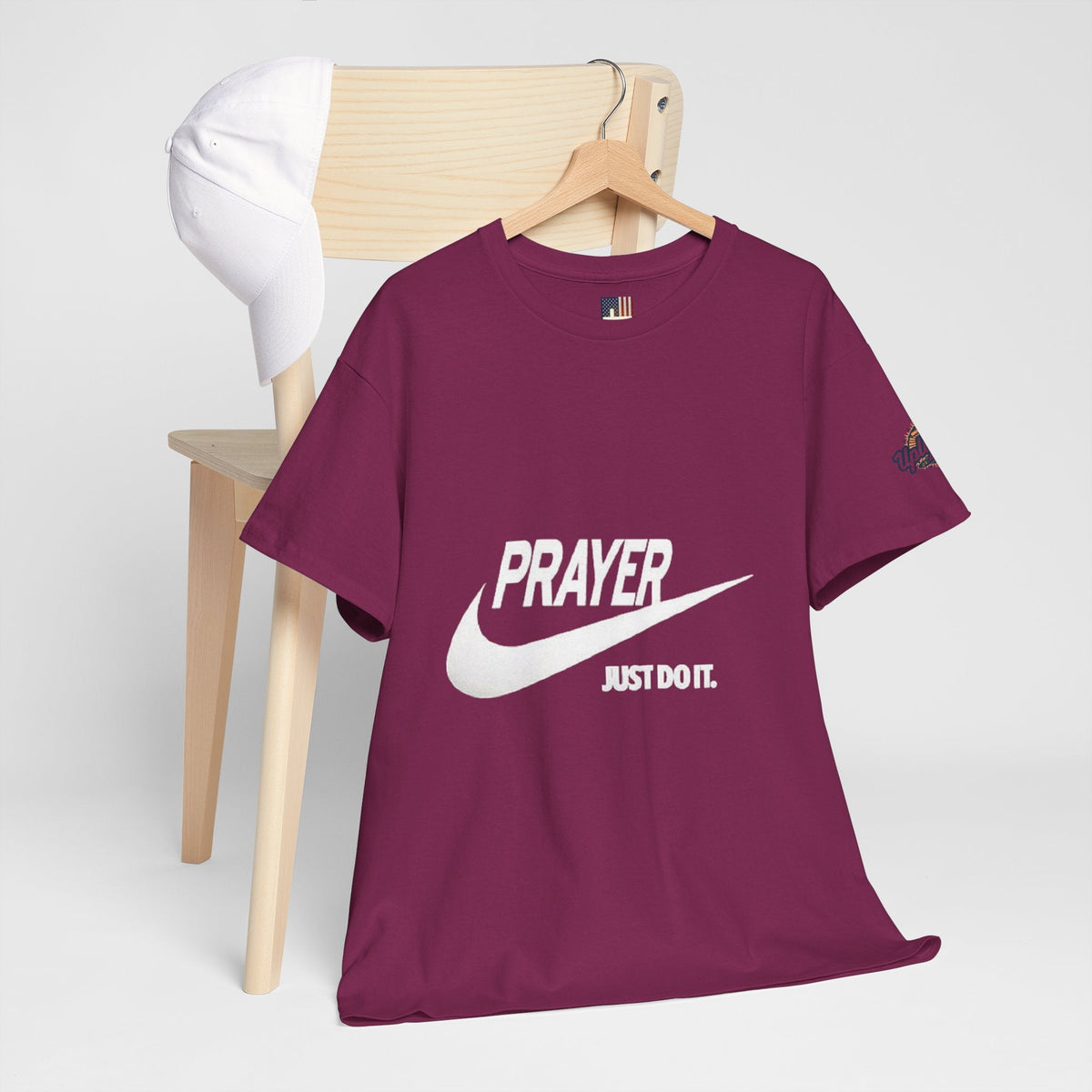 Prayer Just Do It T-shirt - Funny Christian Nike Parody T-shirt - Faith Gear Printify