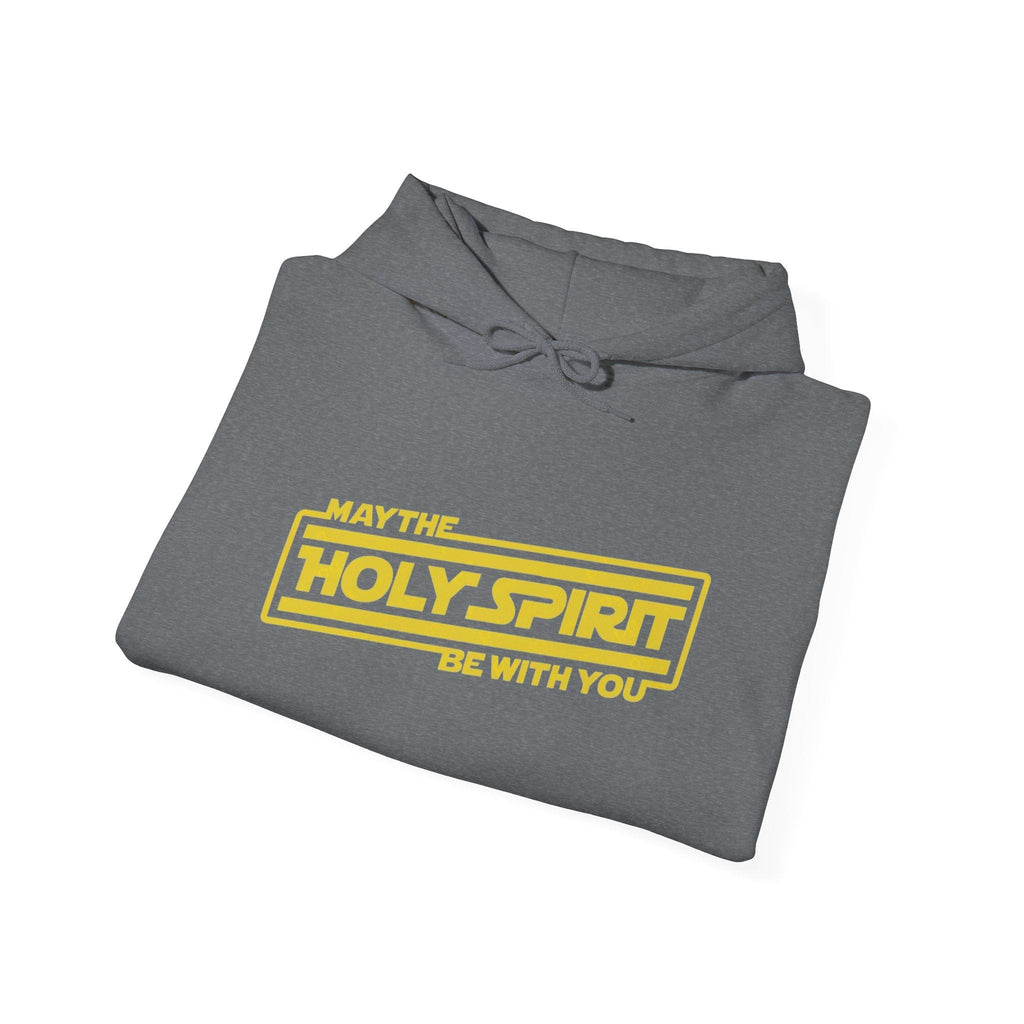 May the Holy Spirit Be With You Hoodie - Christian Star Wars Parody Hoodie Printify