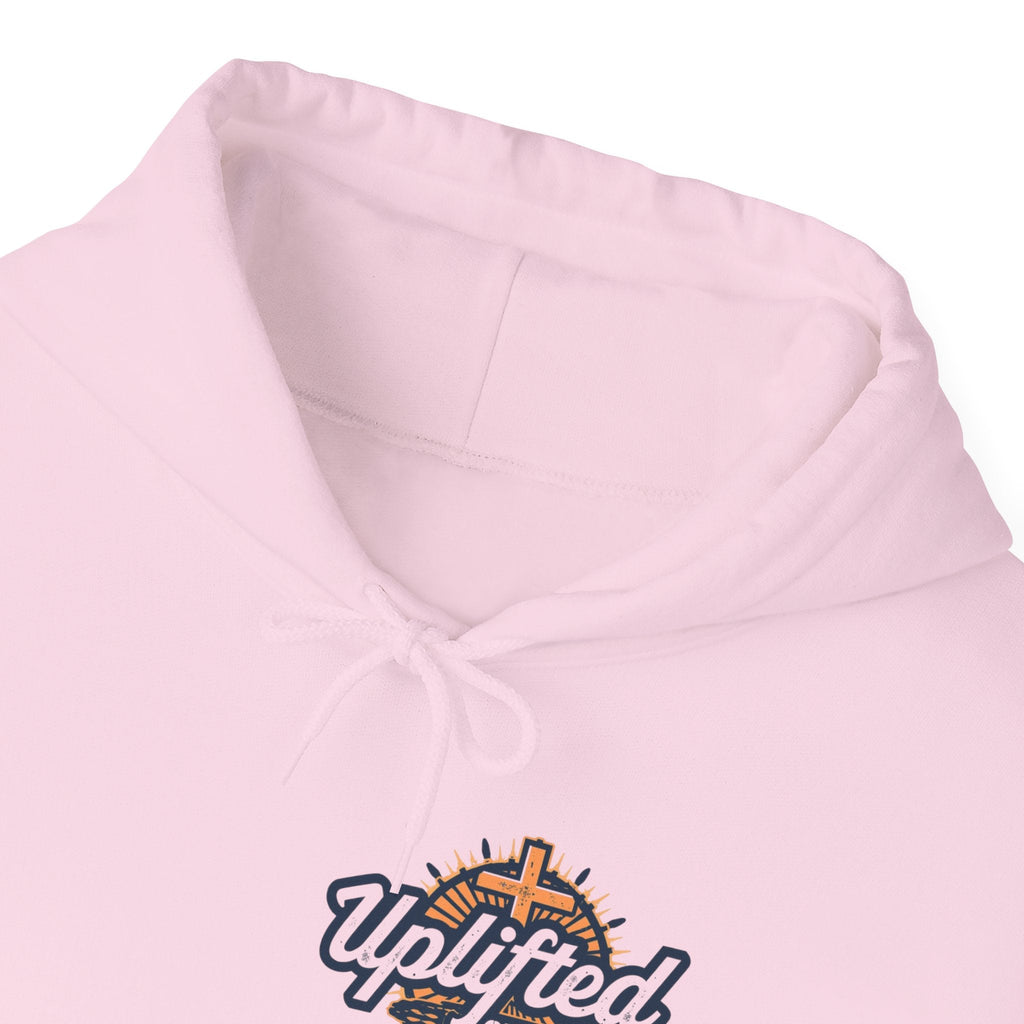 Uplifted Gear Christian Hoodie – Bold Logo Faith Hoodie for Inspired Living Printify