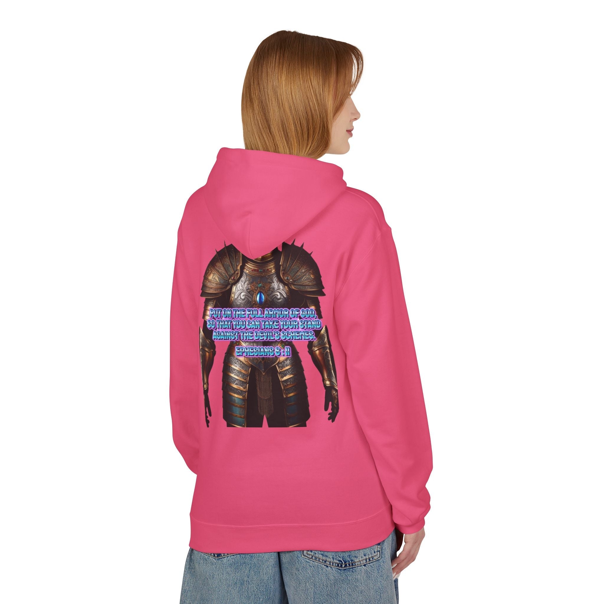 Hoodie - Ephesians 6:11 Bible Verse Religious Design Printify