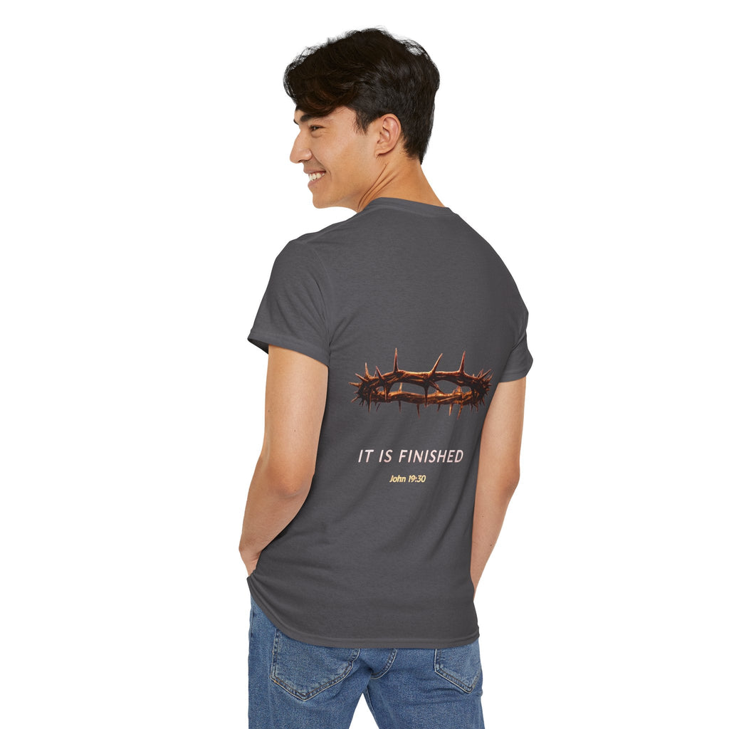 It Is Finished Crown of Thorns Tee — Christian John 19:30 Faith Shirt Printify