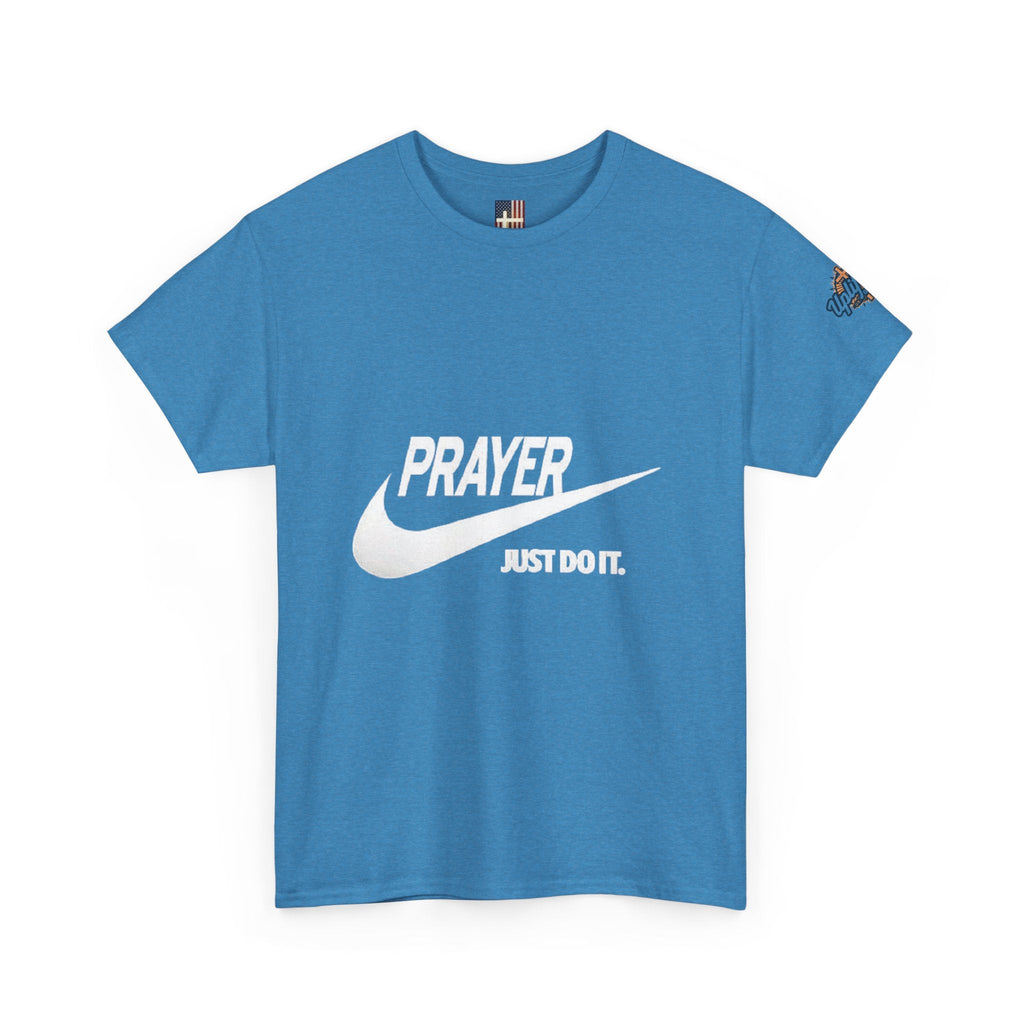 Prayer Just Do It T-shirt - Funny Christian Nike Parody T-shirt - Faith Gear Printify
