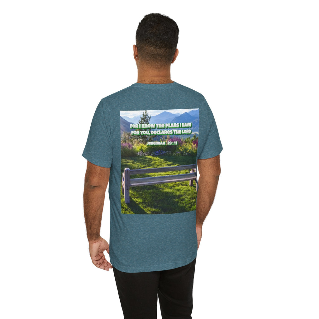 Bible Verse Unisex Tee - Jeremiah 29 : 11 Printify