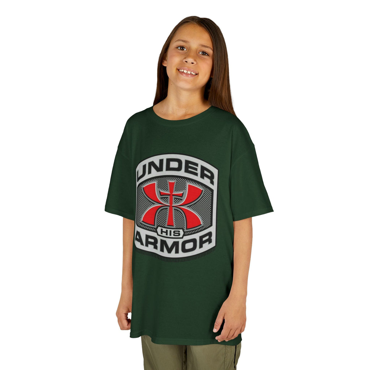 Under HIS Armor Christian T-Shirt — Faith-Inspired Under Armour Style Printify