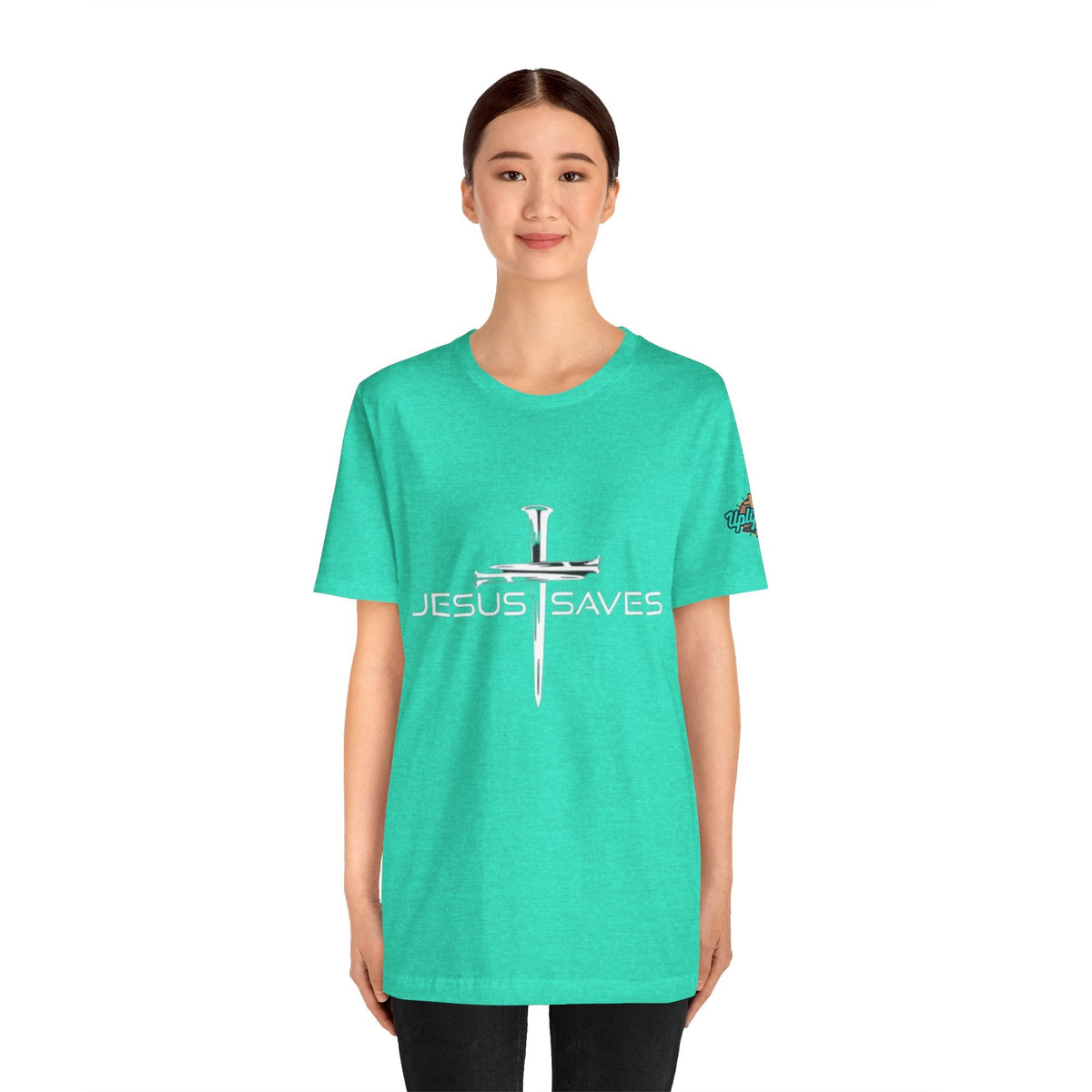 Copy of Jesus Saves T-shirt – 3 Nails Crucifix Cross Christian T-shirt for Redemption Faith & Bold Salvation Printify
