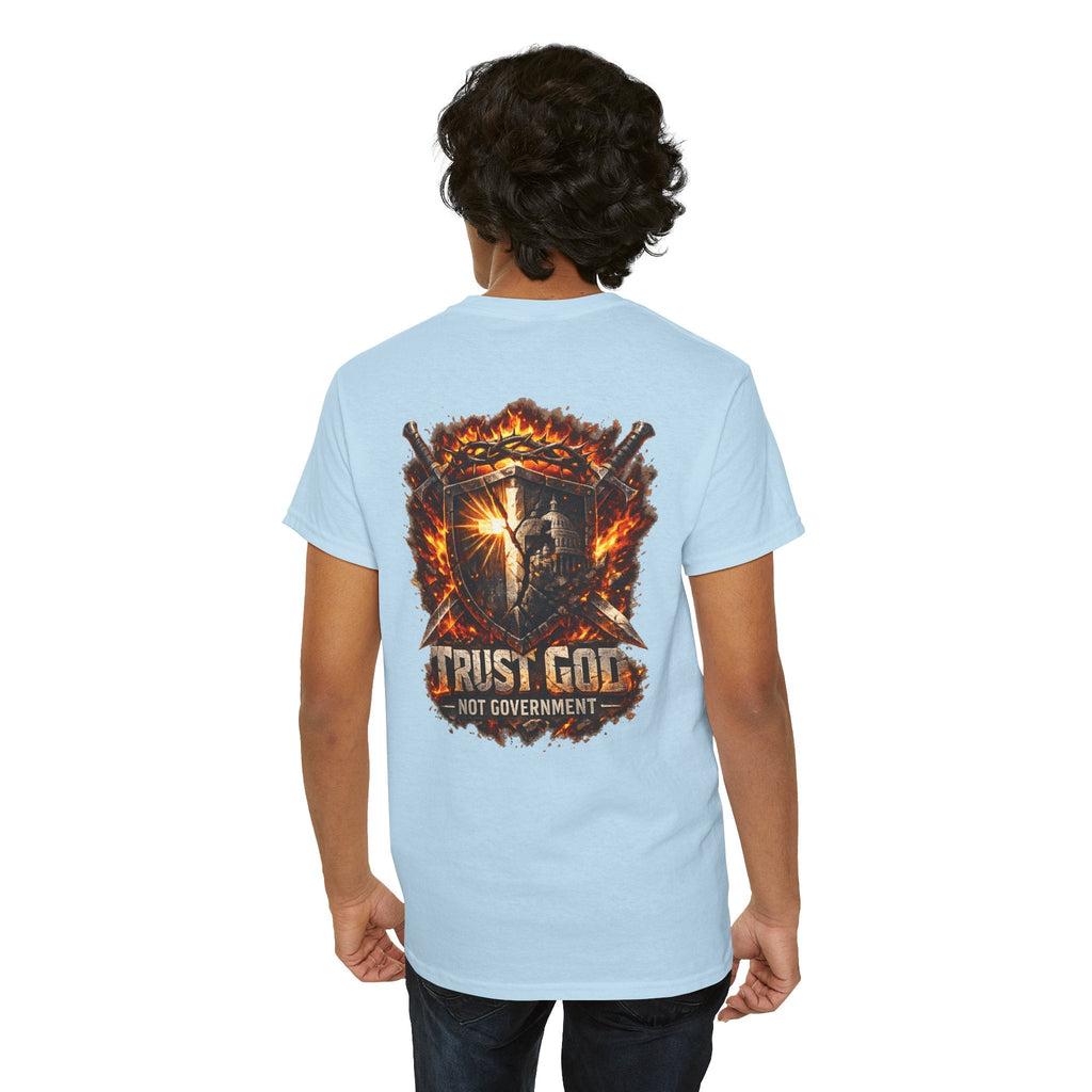 Faith & Freedom Tee — "Trust God Not Government" Patriotic Christian T-Shirt Printify