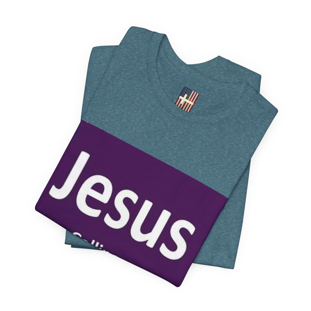 Jesus Calling T-shirt – Funny Cell Phone Screen Christian T-shirt for Divine Connection & Faith Humor Printify