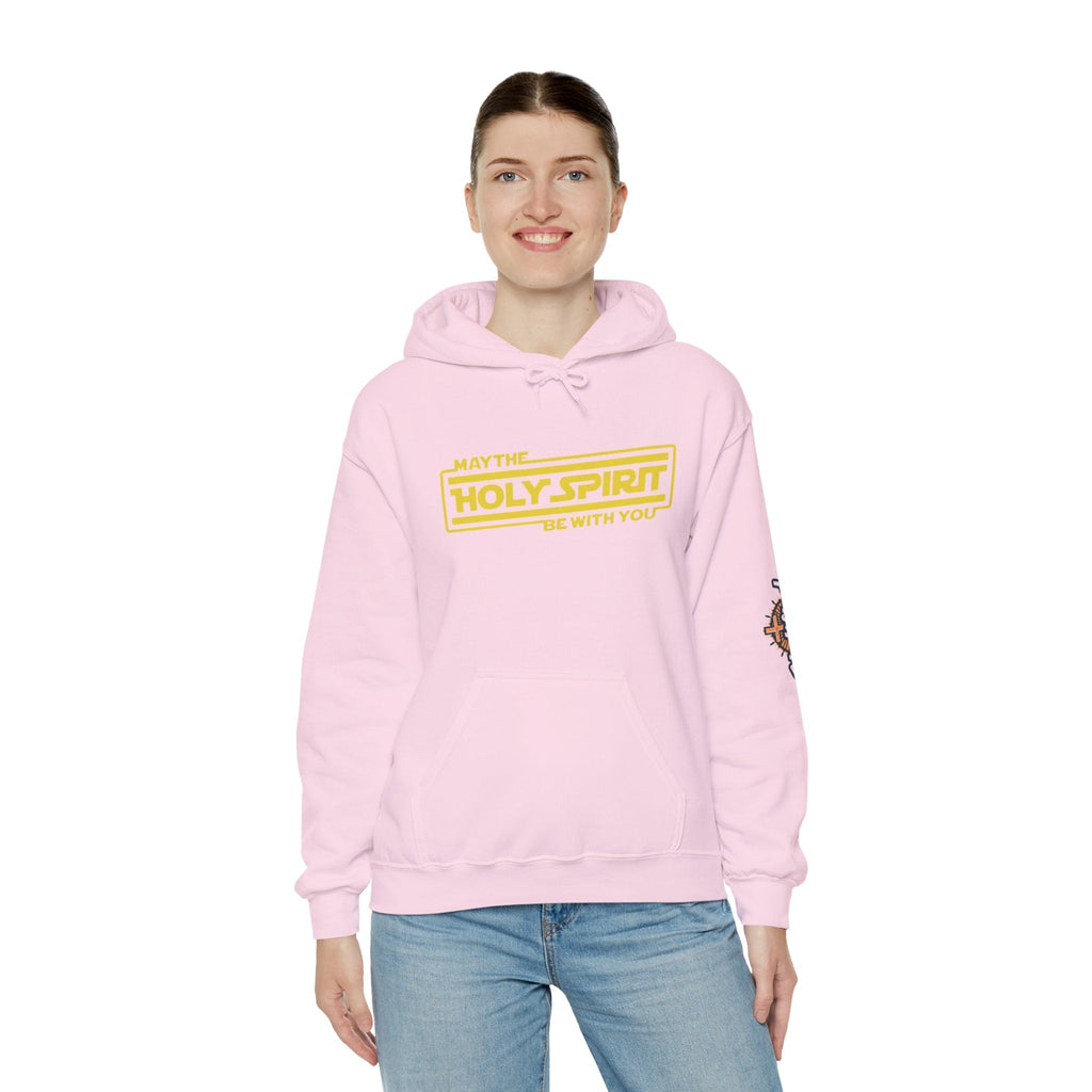 May the Holy Spirit Be With You Hoodie - Christian Star Wars Parody Hoodie Printify