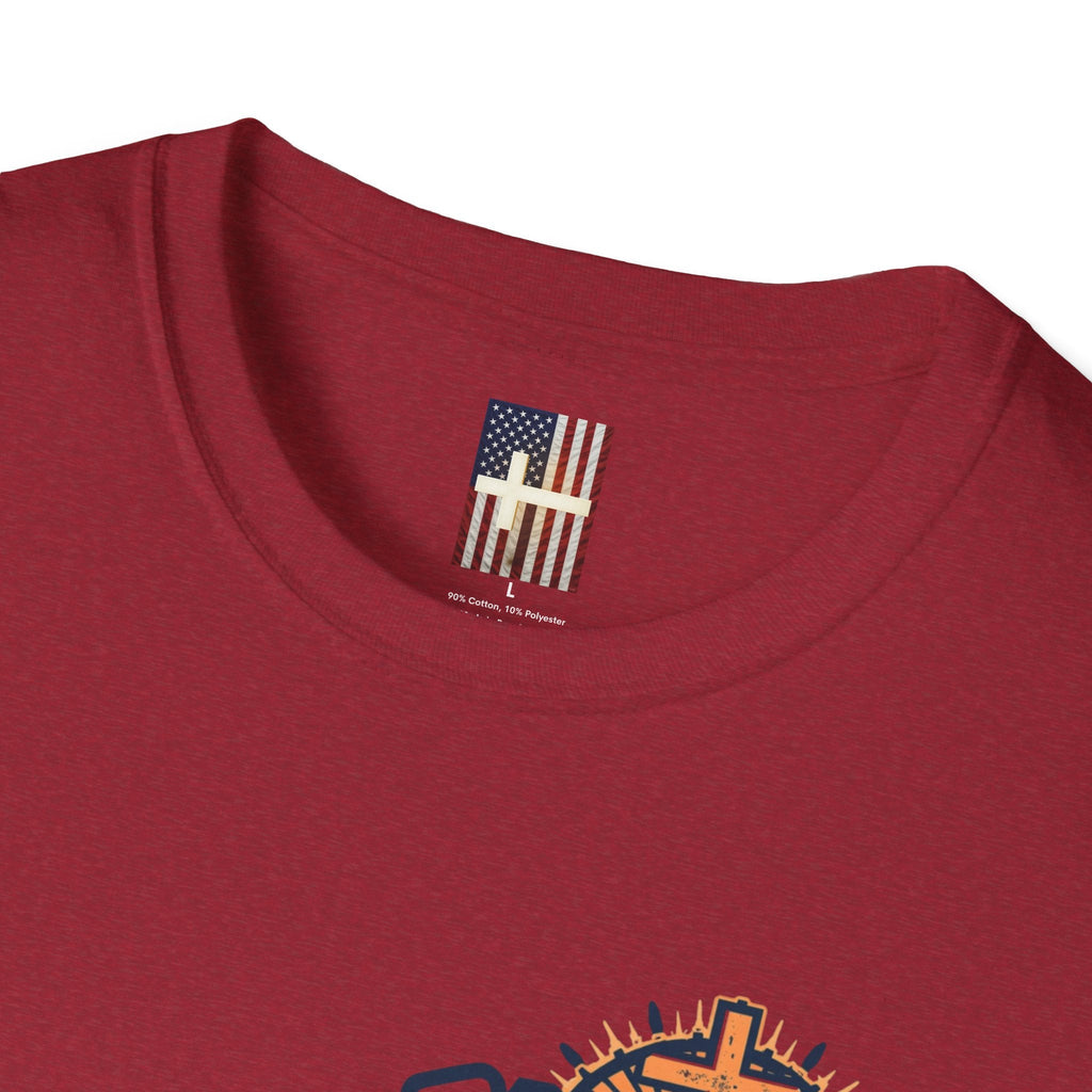 The Greatest Gift T-shirt – Cross Bow Present Christian T-shirt for Christmas Salvation & Eternal Faith Printify