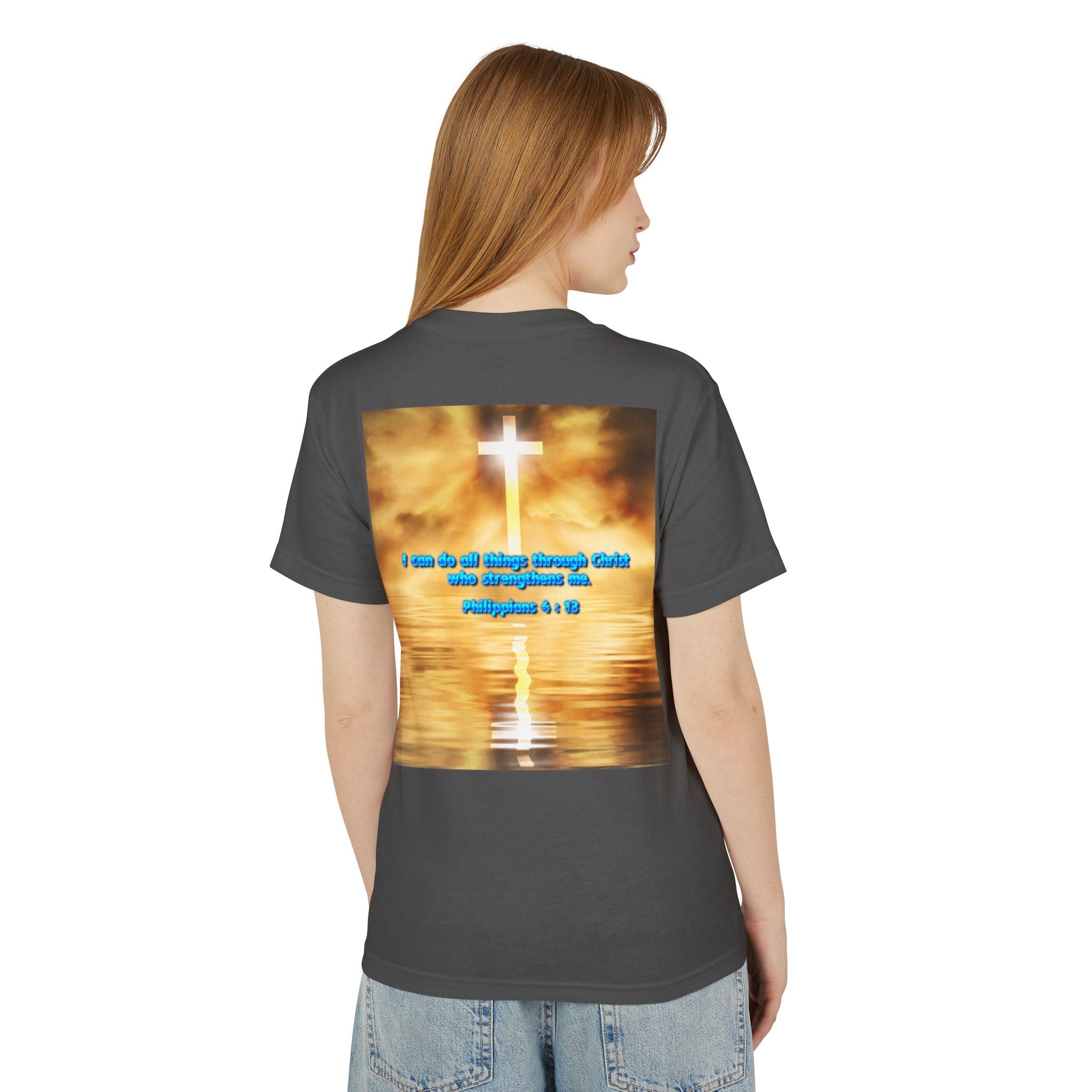Bible Verse Tee - Philippians 4 : 13 Unisex Shirt Printify