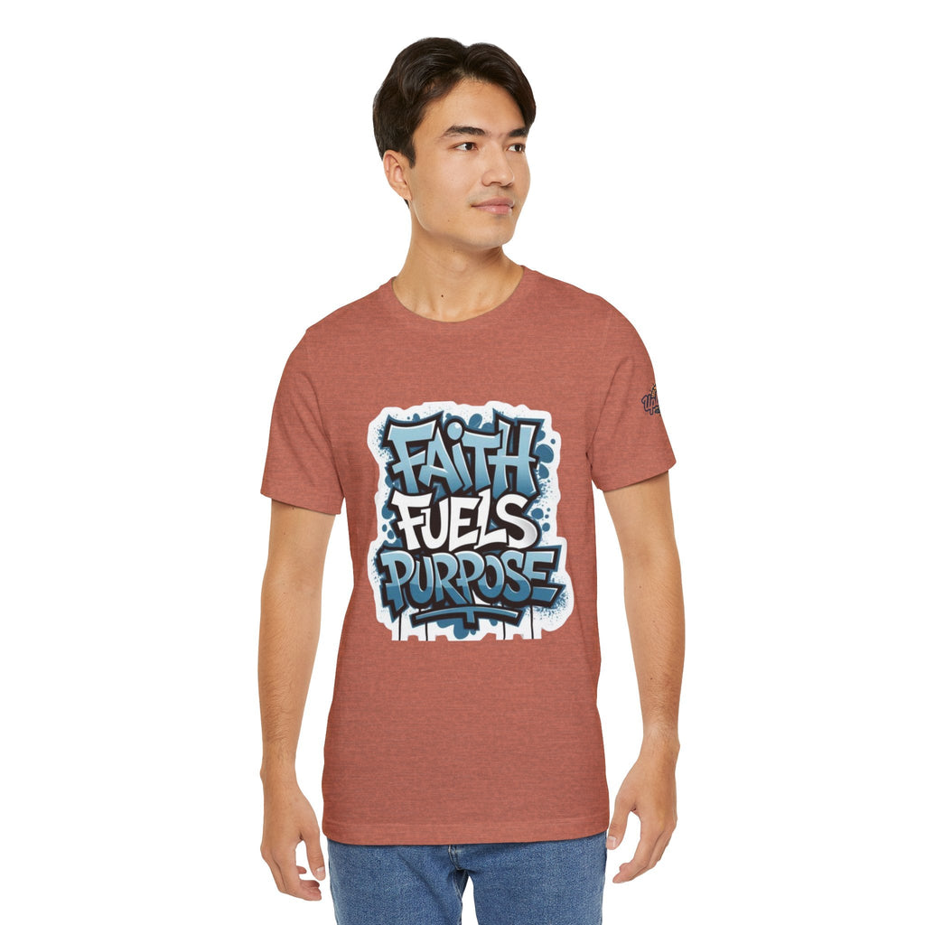Faith Fuels Purpose T-shirt – Inspirational Christian T-shirt for Divine Drive & Unstoppable Belief Printify