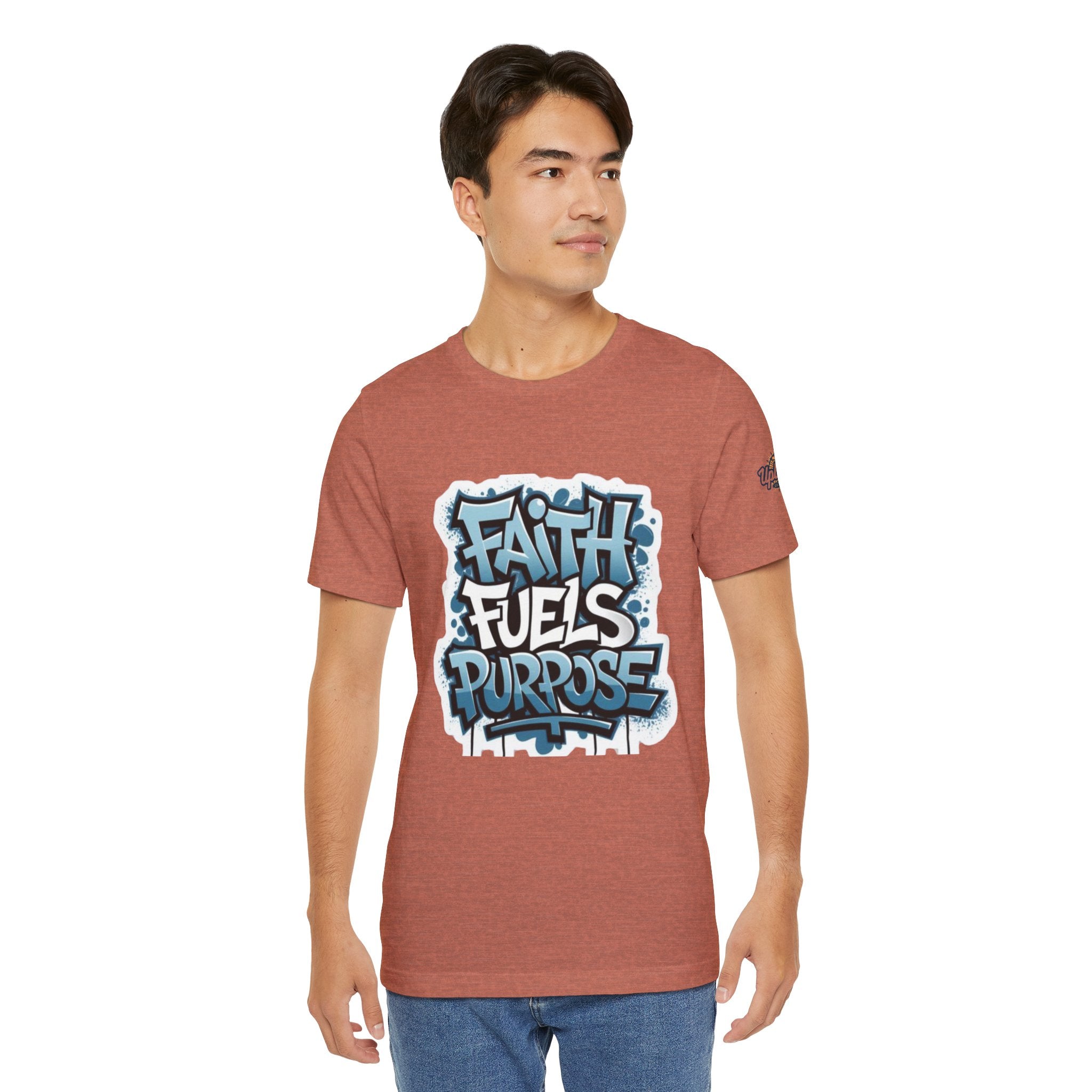 Faith Fuels Purpose T-shirt – Inspirational Christian T-shirt for Divine Drive & Unstoppable Belief Printify