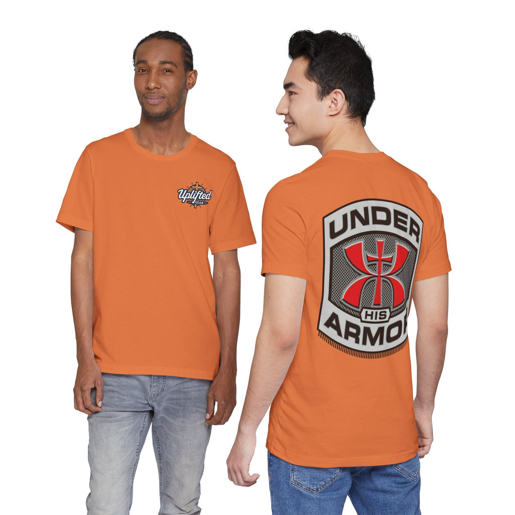 Under HIS Armor Christian T-Shirt — Faith-Inspired Under Armour Style Printify