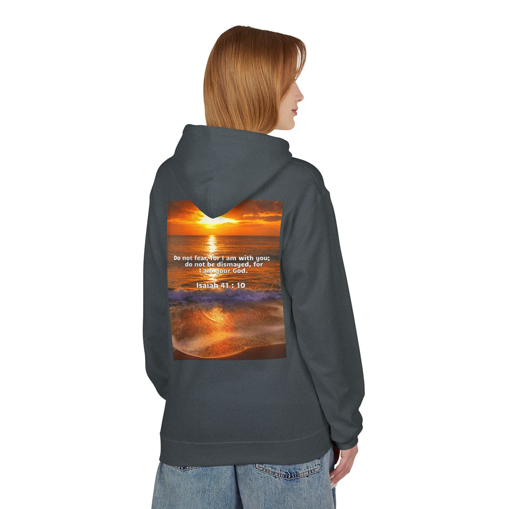 Hoodie - Isaiah 41:10 Bible Verse Religious Design Printify