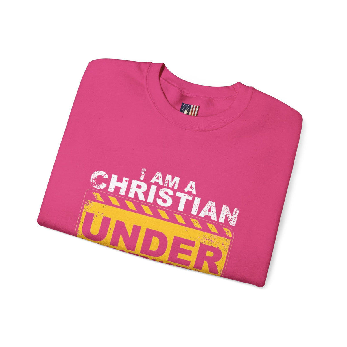 Christian Under Construction Sweatshirt | God Is Not Done With Me Yet Sweatshirt Printify