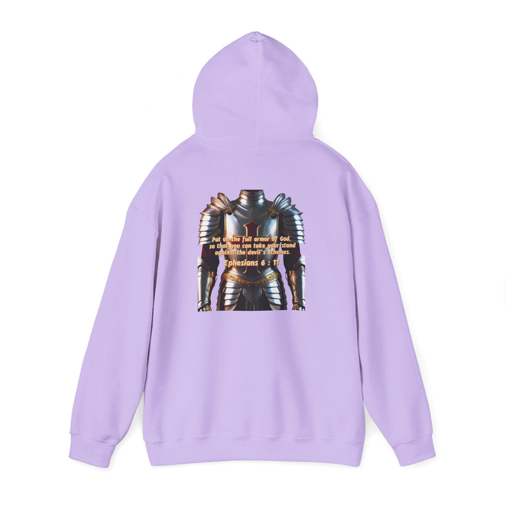 Religious Graphic Armor Of God Design - Unisex Heavy Blend™ Hooded Sweatshirt Printify