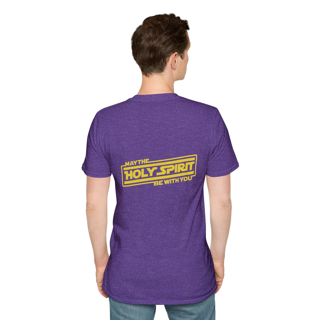 May the Holy Spirit Be With You T-shirt - Christian Star Wars Parody T-shirt Printify