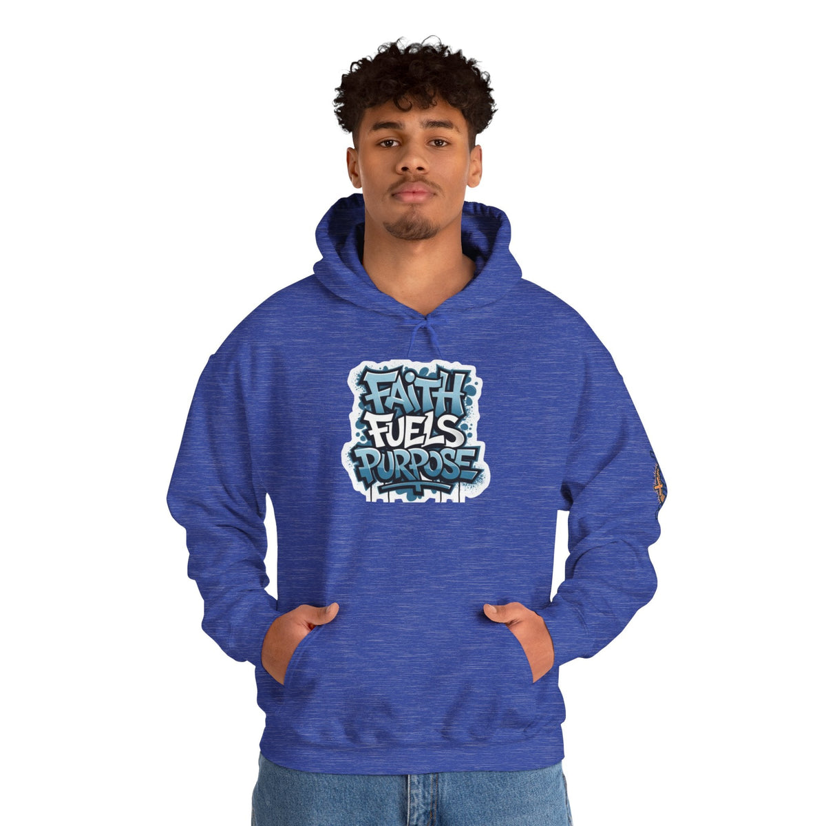 Faith Fuels Purpose Hoodie – Inspirational Christian Sweatshirt for Divine Drive & Unstoppable Belief Printify