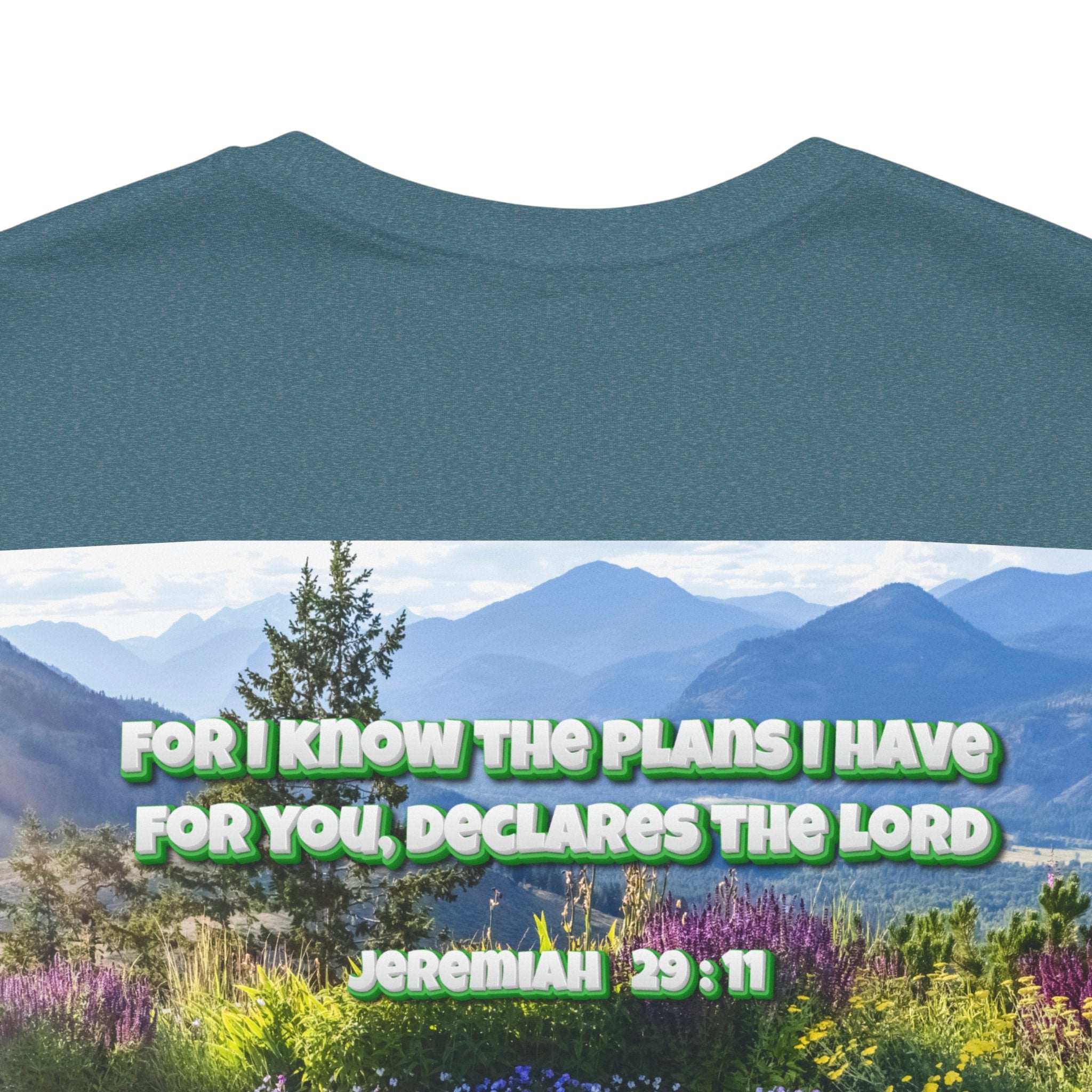 Bible Verse Unisex Tee - Jeremiah 29 : 11 Printify