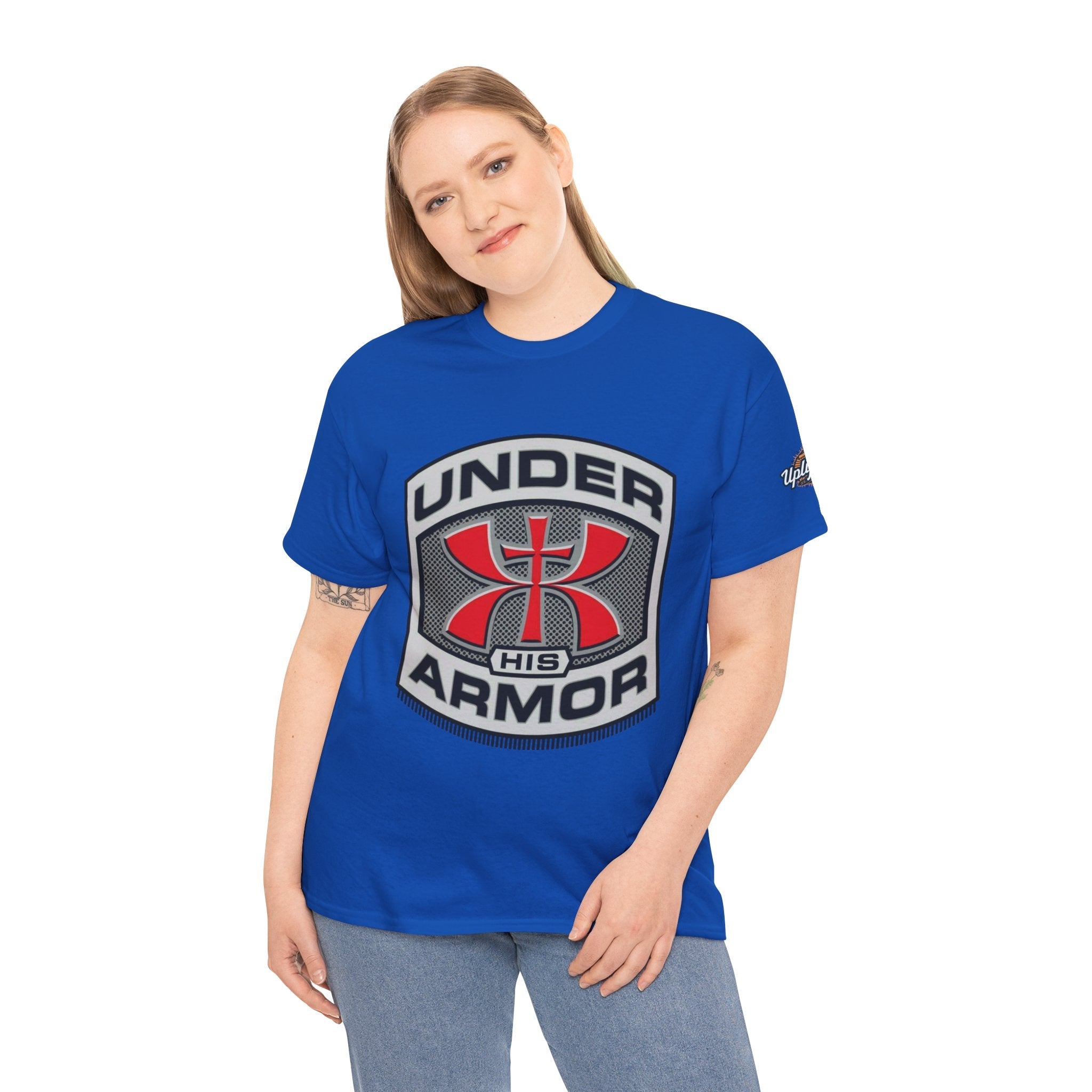 Under HIS Armor Christian T-Shirt — Faith-Inspired Under Armour Style Printify