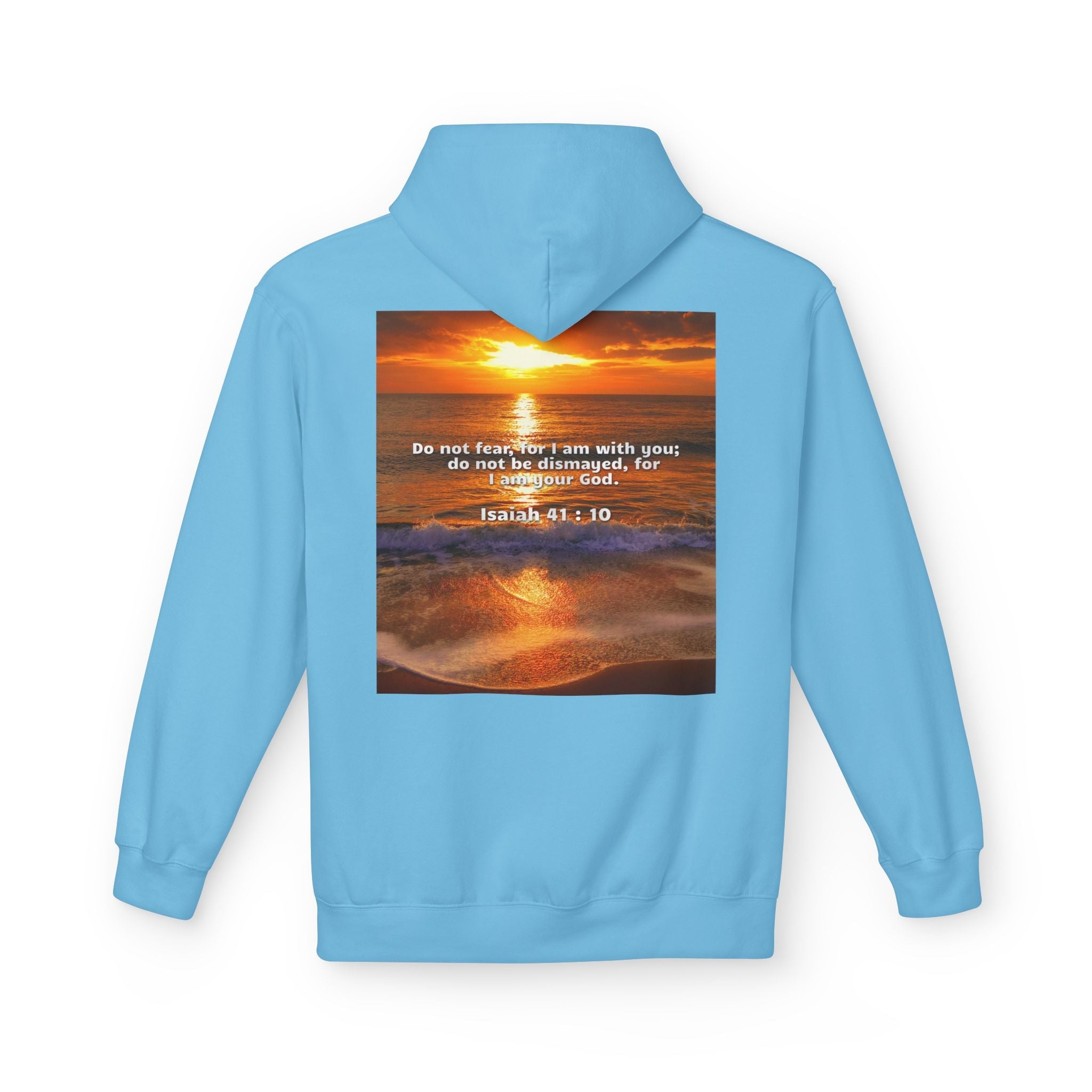 Hoodie - Isaiah 41:10 Bible Verse Religious Design Printify