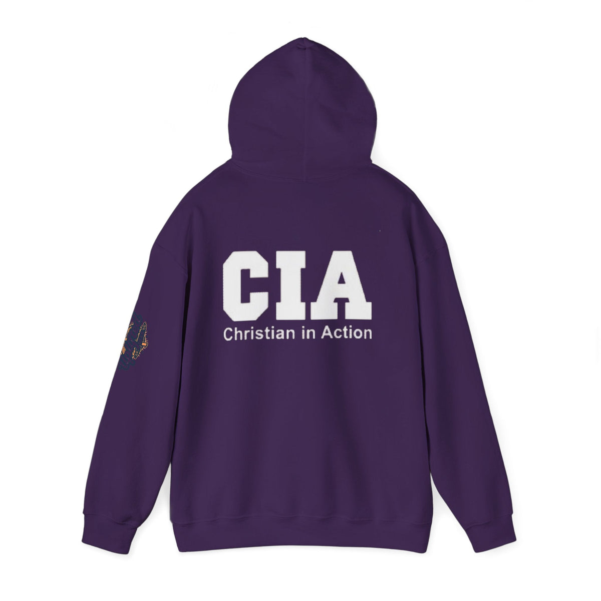 CIA Christian in Action Hoodie - Funny Faith Parody Hoodie - Mission Ready Apparel Printify