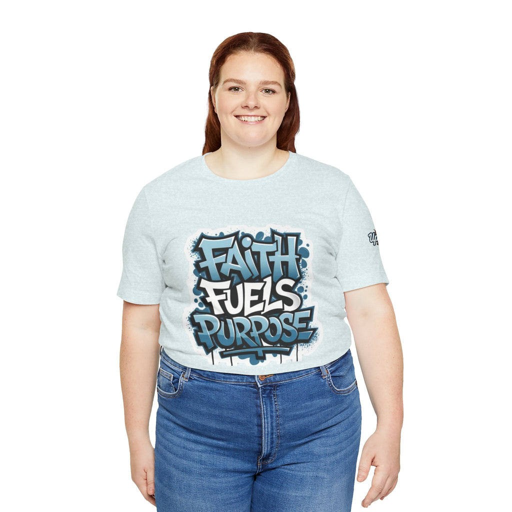 Faith Fuels Purpose T-shirt – Inspirational Christian T-shirt for Divine Drive & Unstoppable Belief Printify
