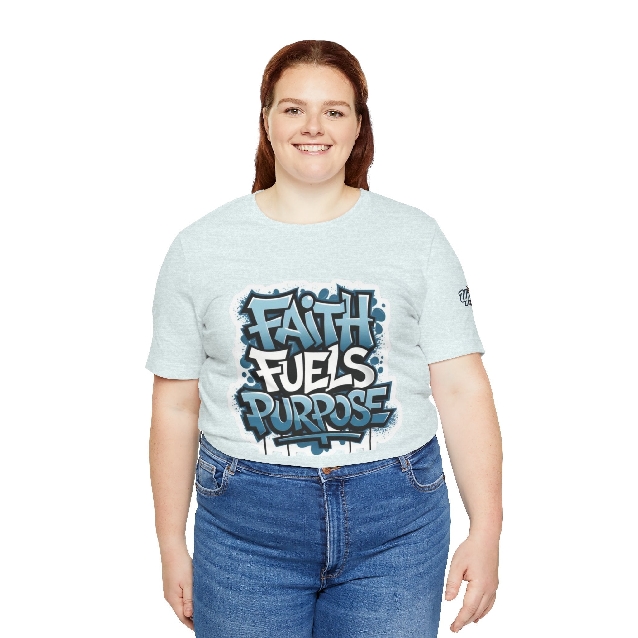 Faith Fuels Purpose T-shirt – Inspirational Christian T-shirt for Divine Drive & Unstoppable Belief Printify