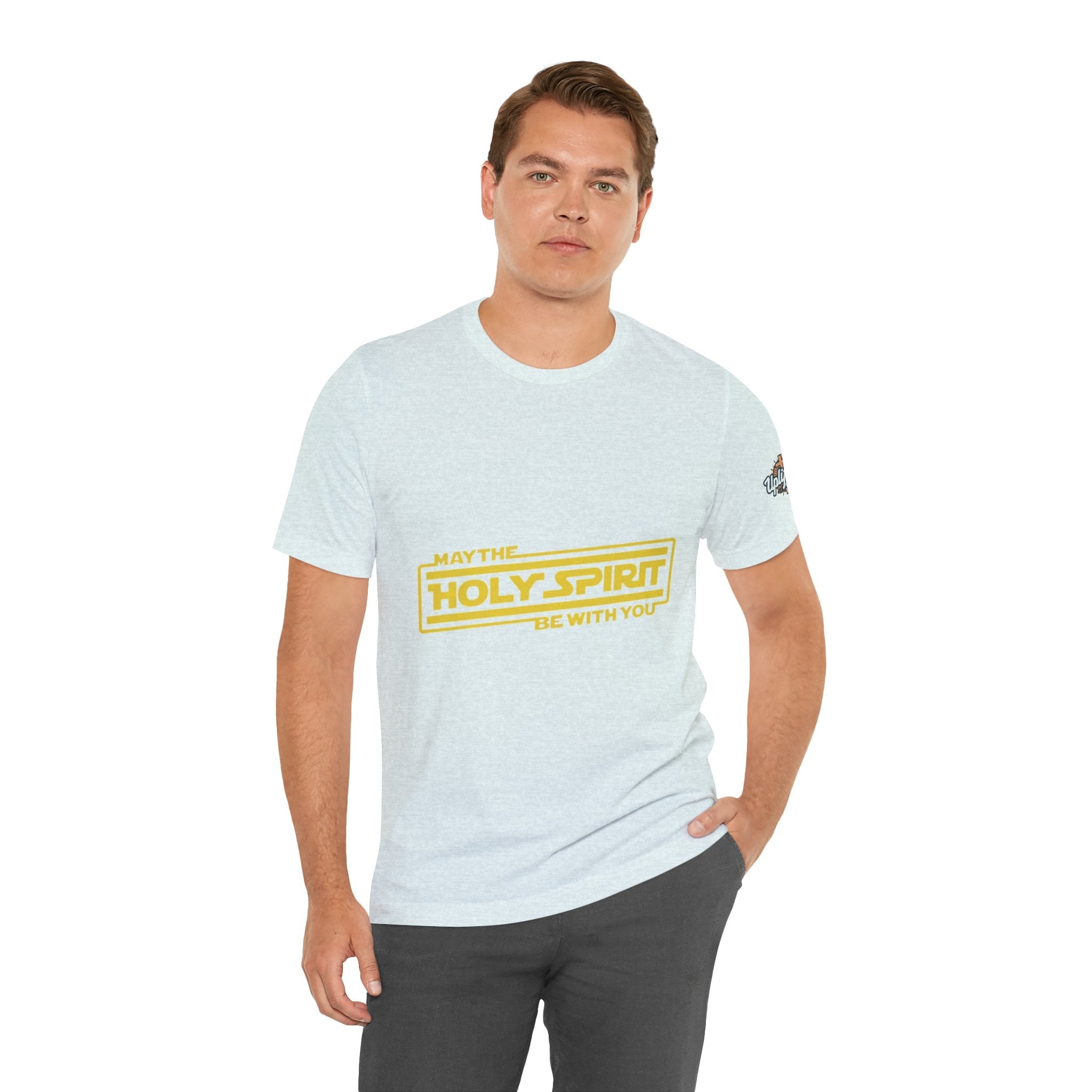 May the Holy Spirit Be With You T-shirt - Christian Star Wars Parody T-shirt Printify