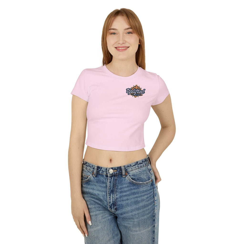 Women's Baby Tee - Ephesians 6:11 Bible Verse Religious Design Printify