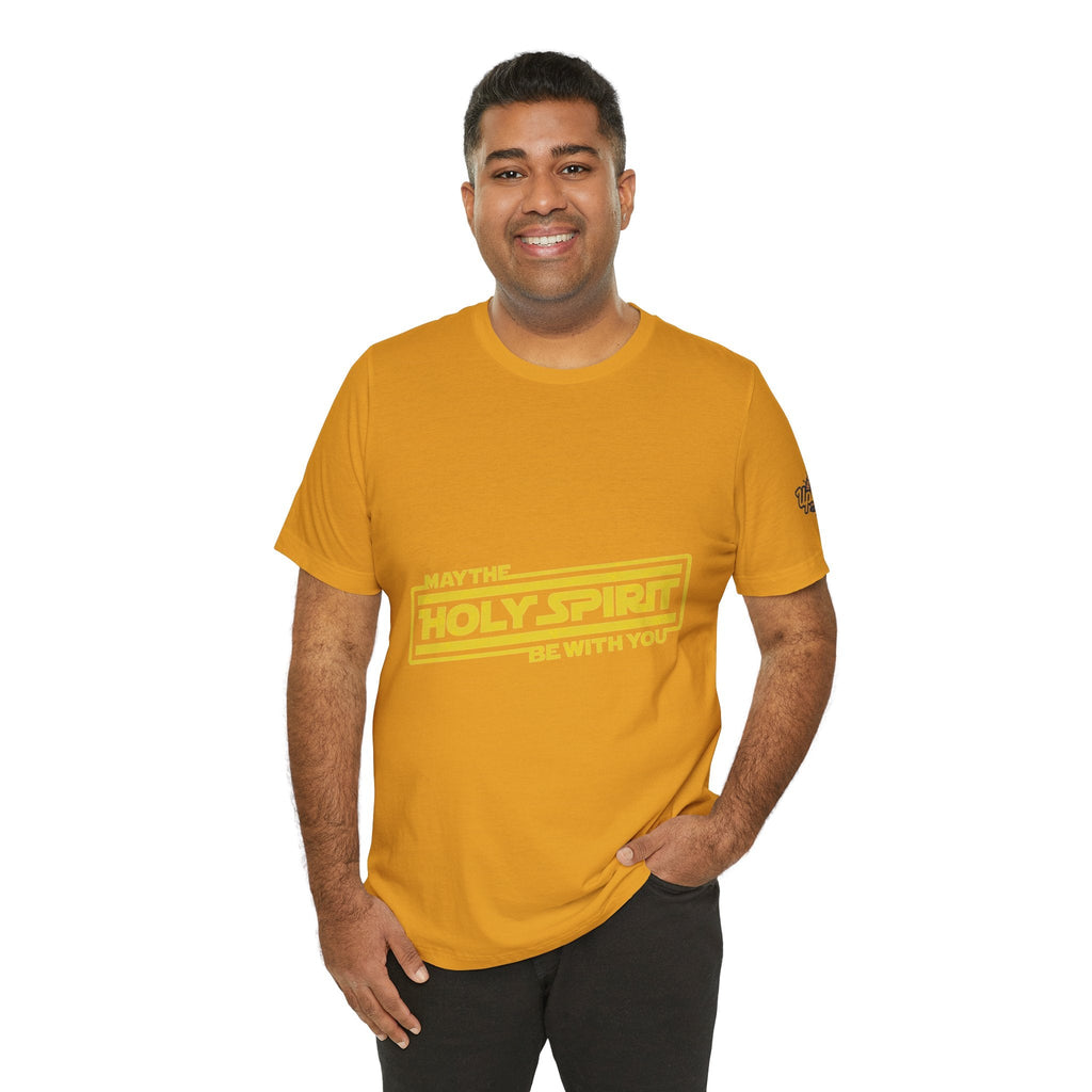May the Holy Spirit Be With You T-shirt - Christian Star Wars Parody T-shirt Printify
