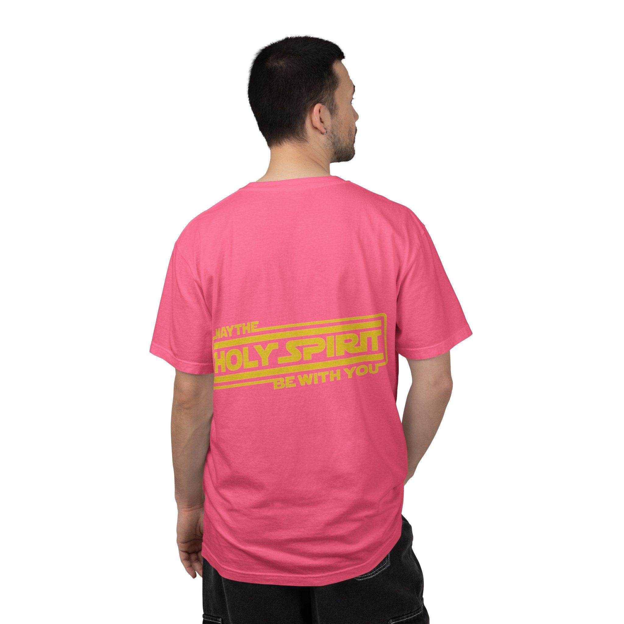 May the Holy Spirit Be With You T-shirt - Christian Star Wars Parody T-shirt Printify