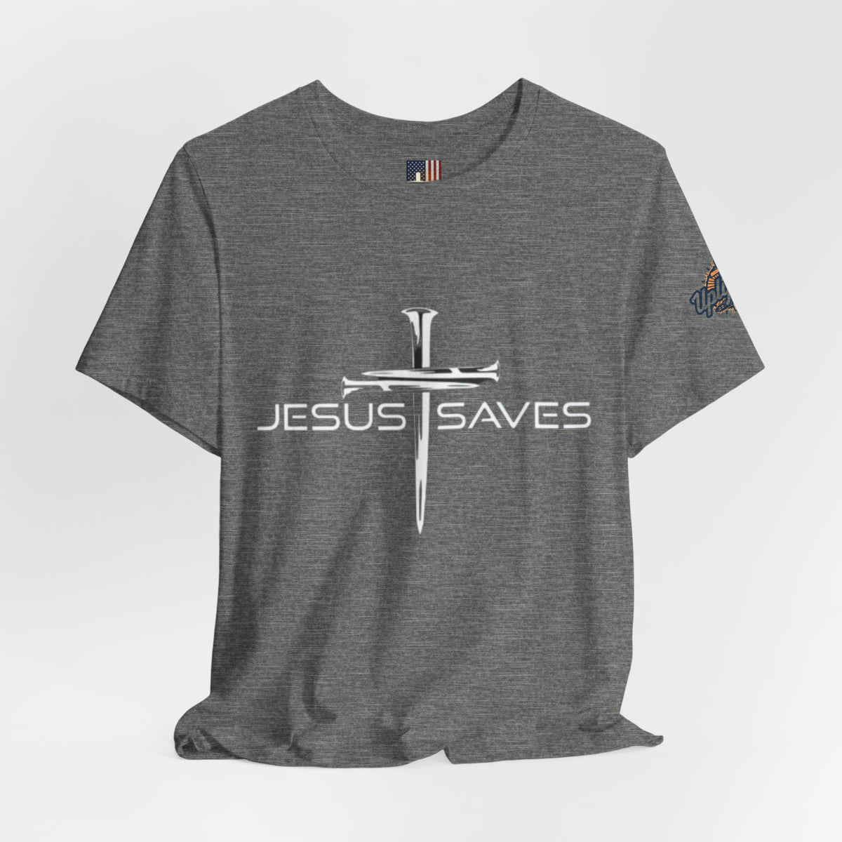 Copy of Jesus Saves T-shirt – 3 Nails Crucifix Cross Christian T-shirt for Redemption Faith & Bold Salvation Printify