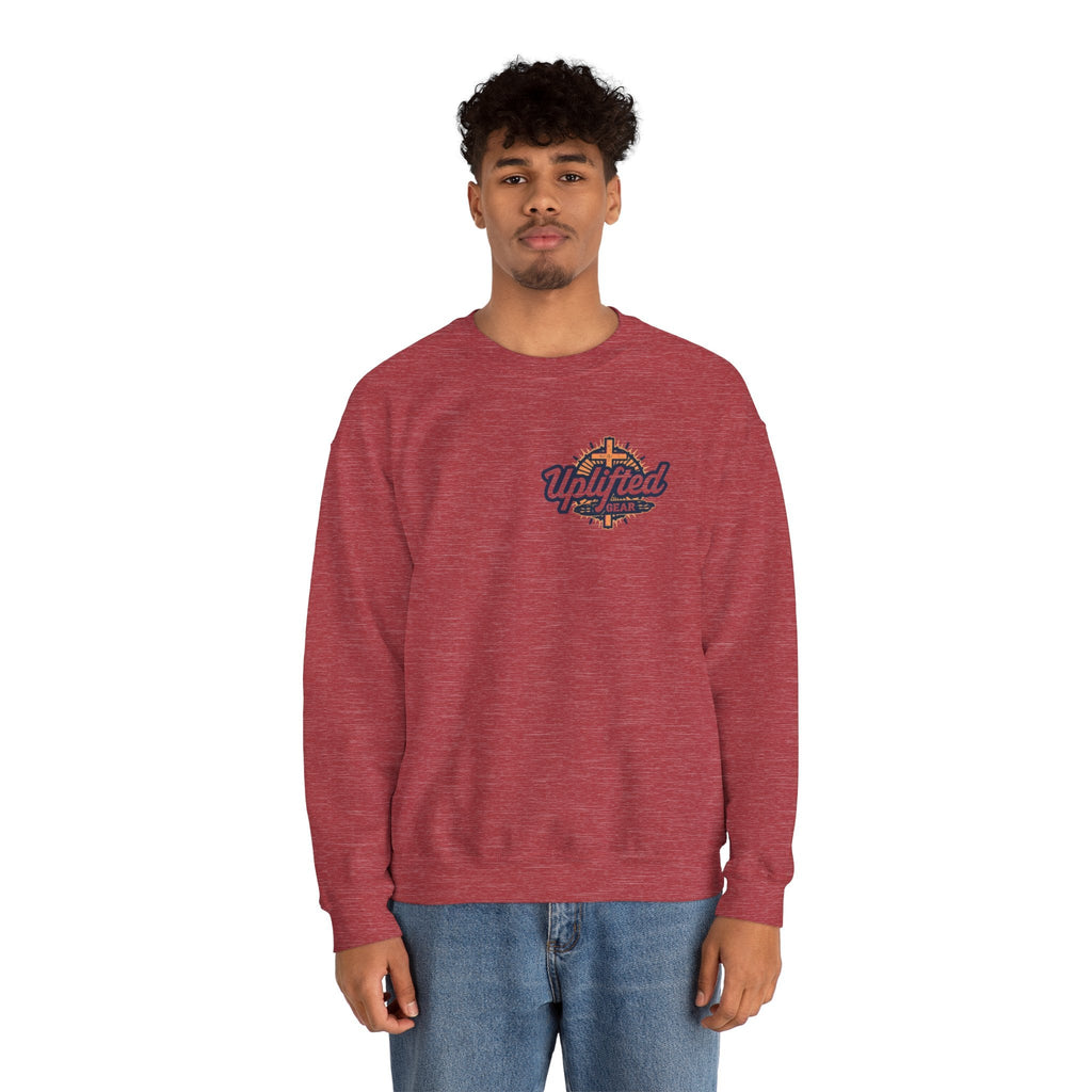 Theologian in Training Sweatshirt – Open Bible & Cross Christian Sweatshirt for Faithful Growth Printify